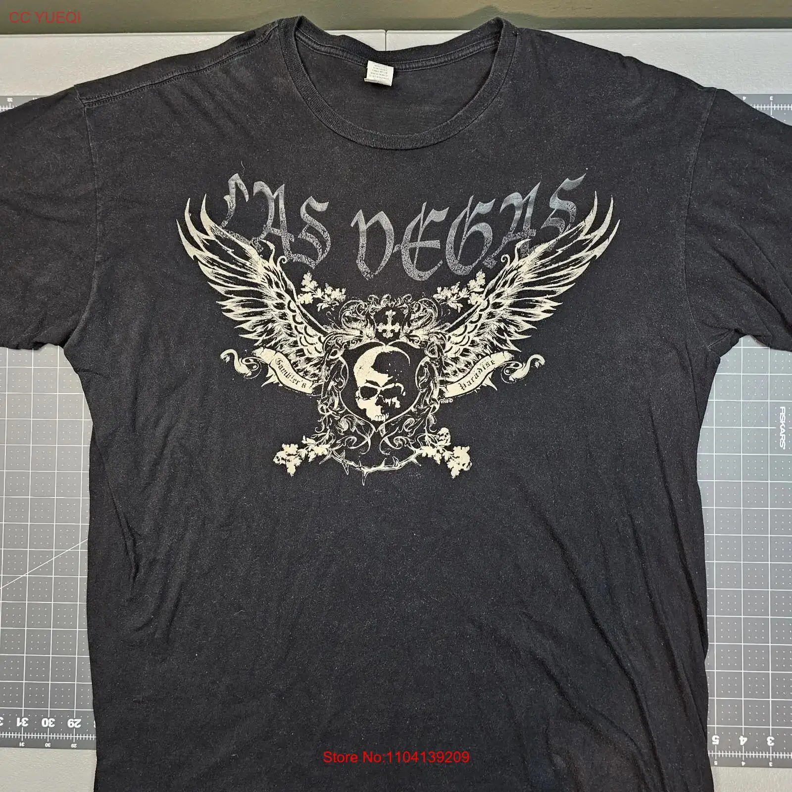 Vintage Fashion Las Vegas - ラスベガス Tシャツ XXL ギャンブラーズパラダイス Y2K スカルズ