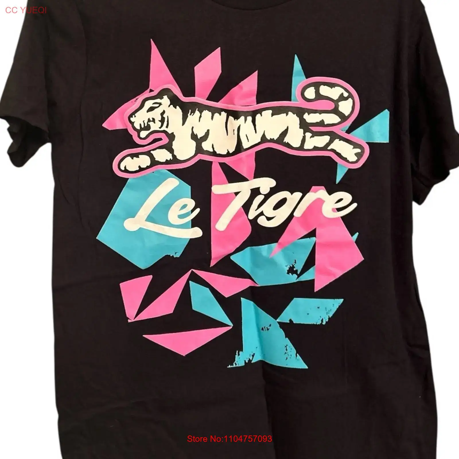 Vintage Fashion Logos - Le Tigre メンズ レトロ T シャツ