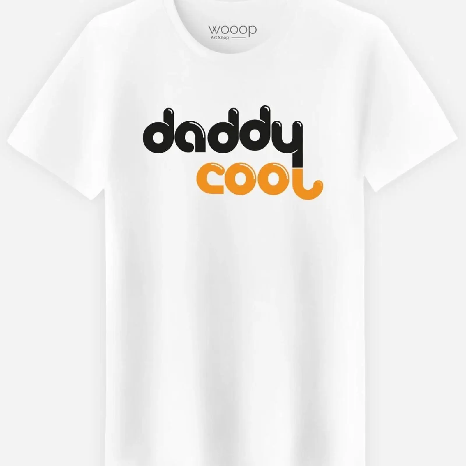 Vintage Fashion Herren - メンズTシャツ 半袖 白 DADDY COOL ヴィンテージ