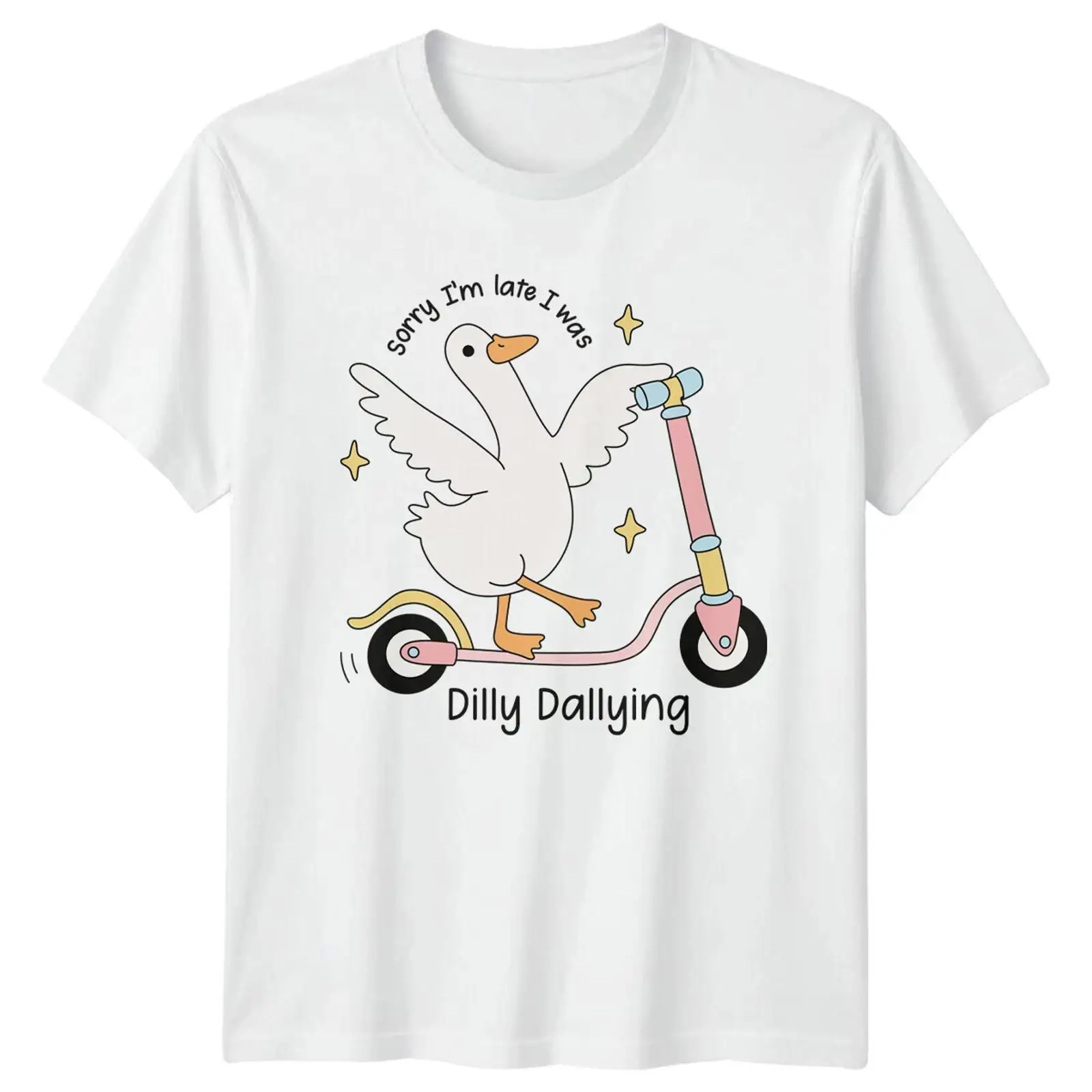 Vintage Fashion Herren - Gänse Dilly Dallying Vögel Tiere メンズ