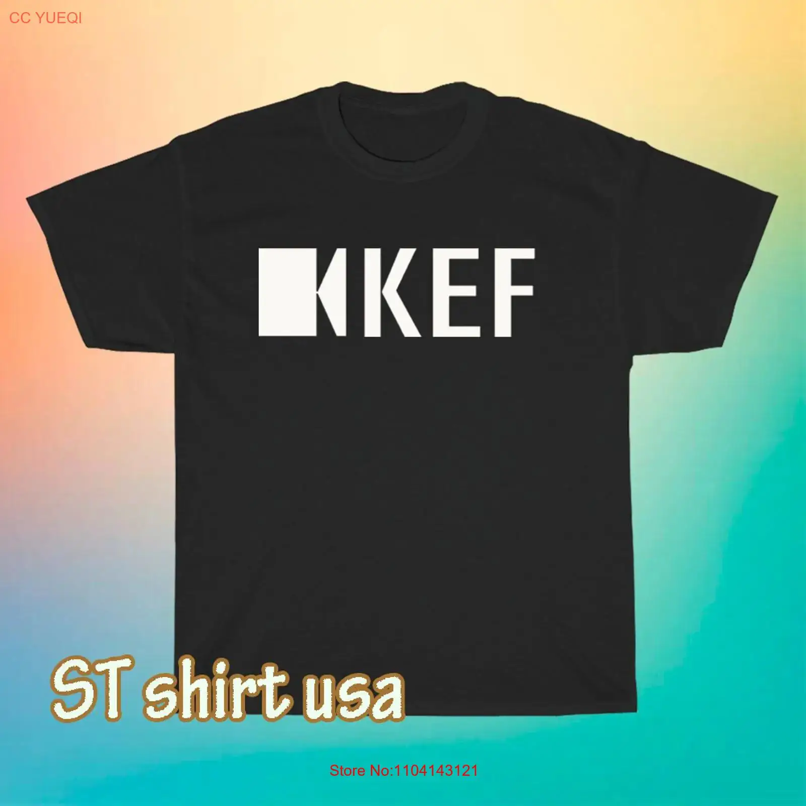 Vintage Fashion Logos - 新しい KEF サブウーファー スピーカー ロゴ T