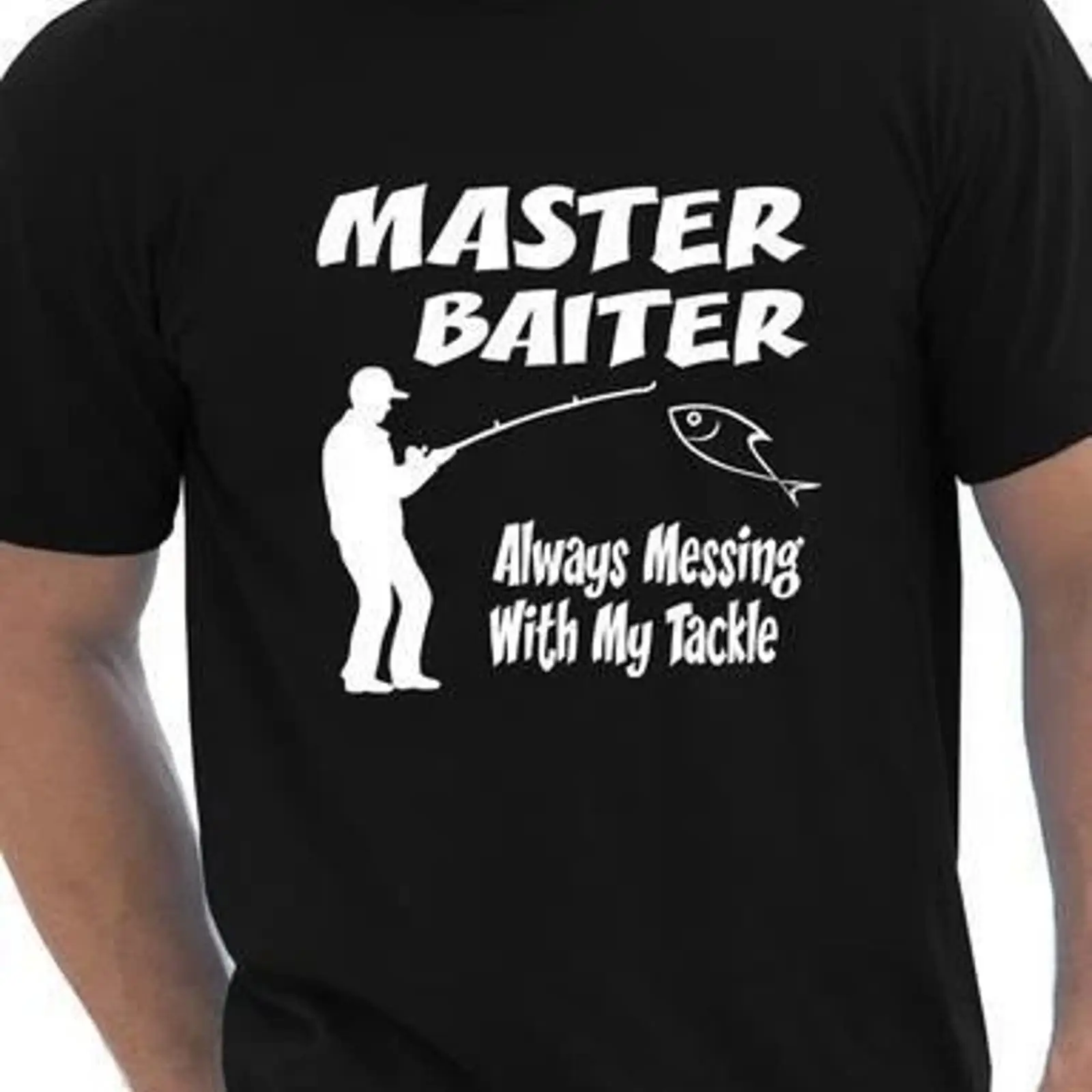 Vintage Fashion Herren - マスターベイター面白い釣りTシャツ不丁寧なメンズサイズS〜XXLヴィンテージウォッシュドファッションストレッチトップ普段着オム