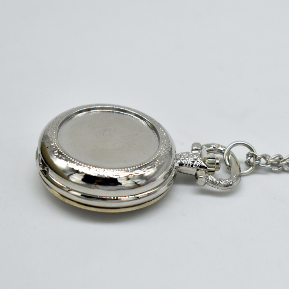 カスタムヴィンテージメタル懐中時計ペンダントネックレス クラ - Vintage Fashion Jewelry のレビューと価格