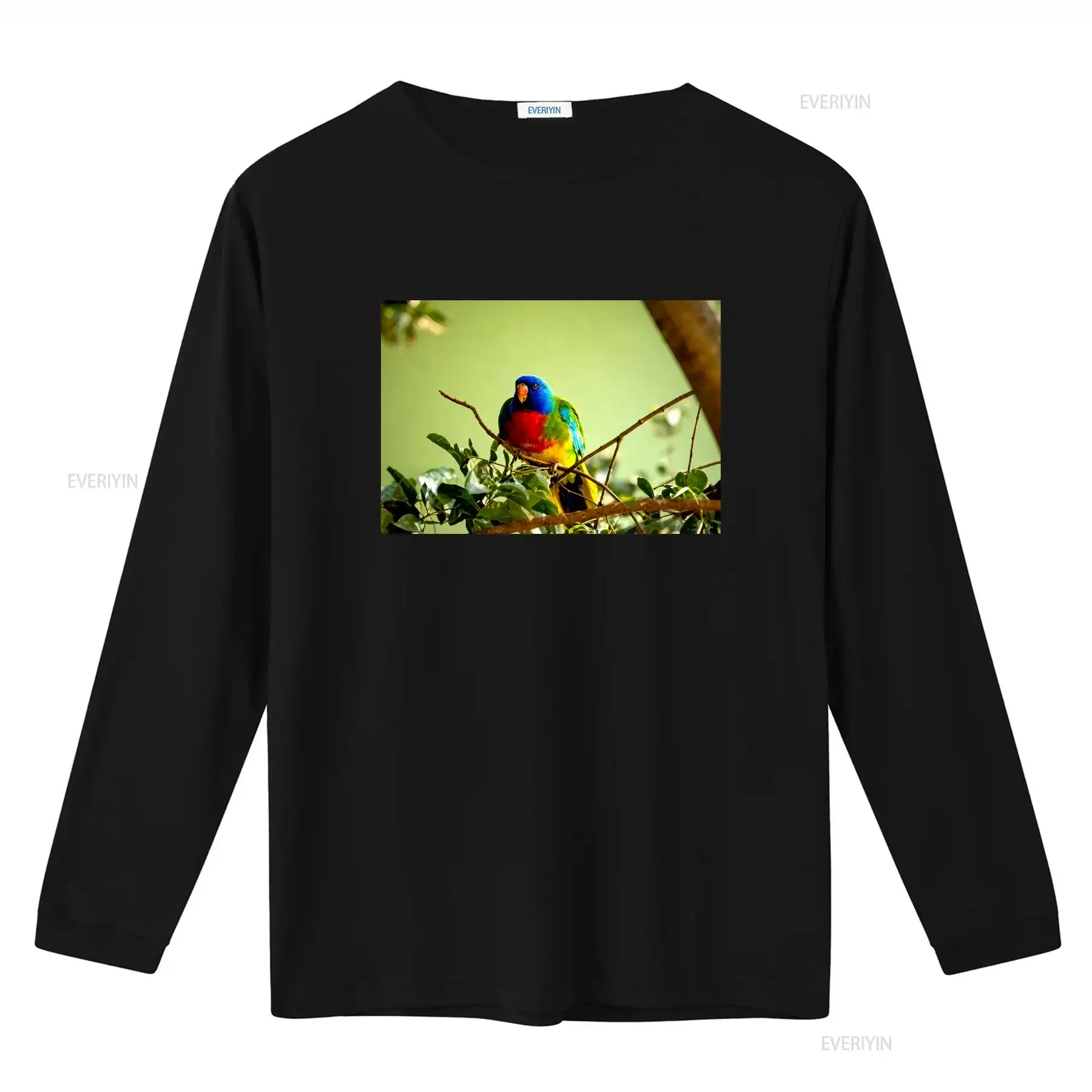 オーストラリア製の赤い胸の開いたオウム柄Tシャツ S～5XL - Vintage Fashion Australia のレビューと価格