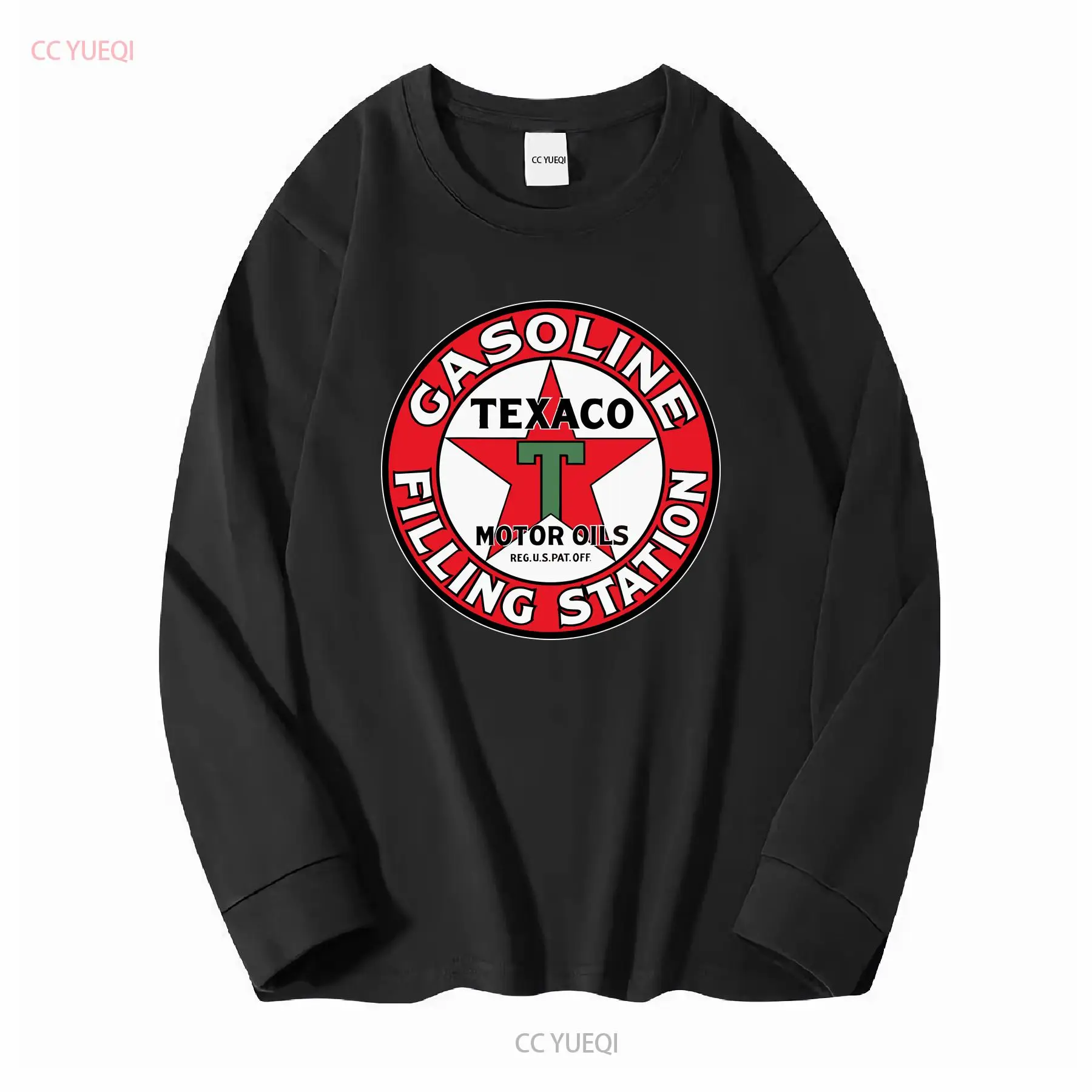 新しいヴィンテージテキサコ石油会社ロゴユニセックス T シャ - Vintage Fashion Logos のレビューと価格