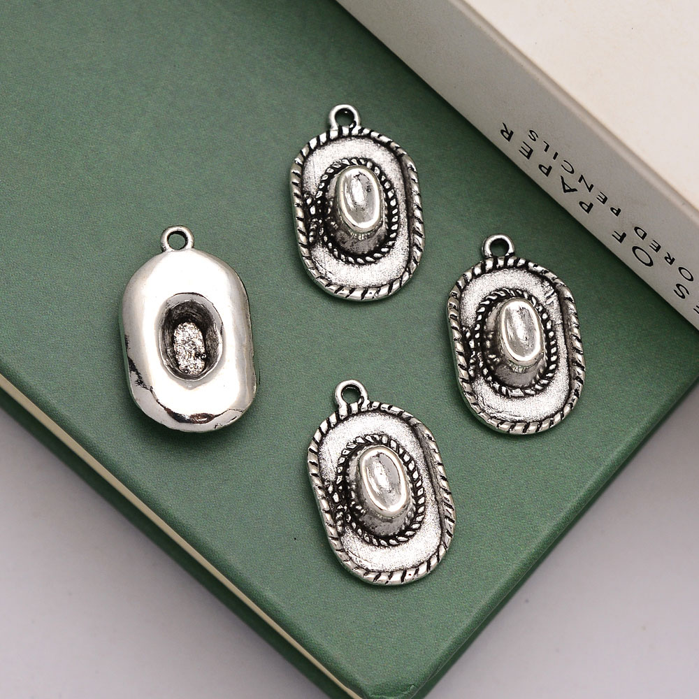 10 ピース/ロット--13x22x5mm アンティークシル - Vintage Fashion Finds のレビューと価格