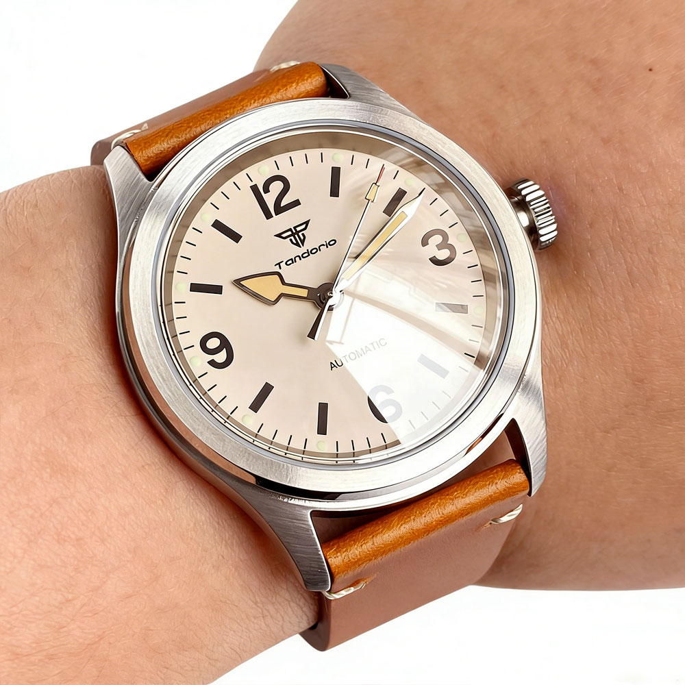 クリームブラックヴィンテージタンドリオ 38mm 日本製 N - Vintage Fashion In Japan のレビューと価格