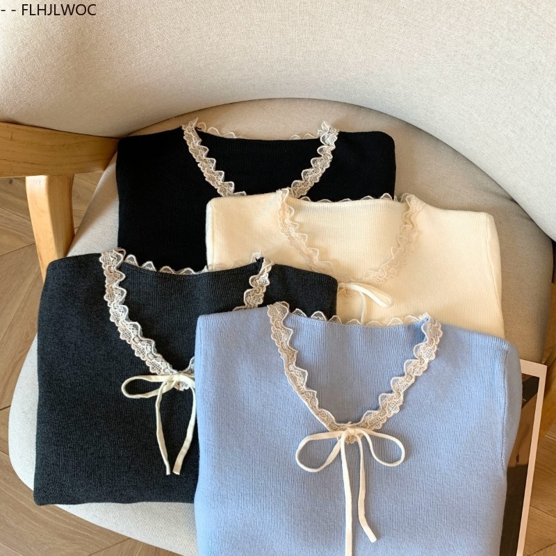 蝶ネクタイトップスジャンパープルオーバー新年ファッション女性 - Vintage Fashion In Japan のレビューと価格