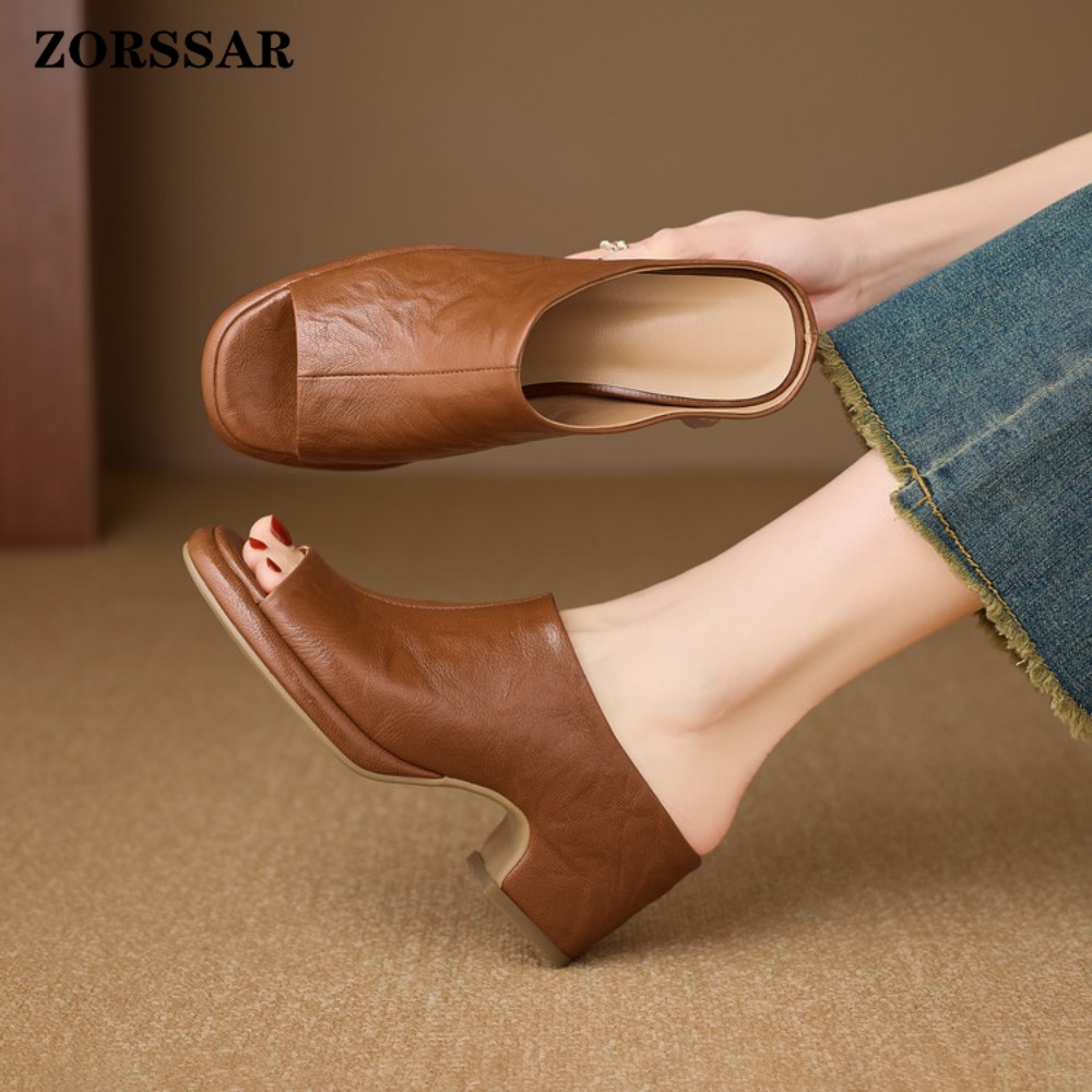 レディースヴィンテージプラットフォームチャンキーヒールミュー - Vintage Fashion Ladies のレビューと価格
