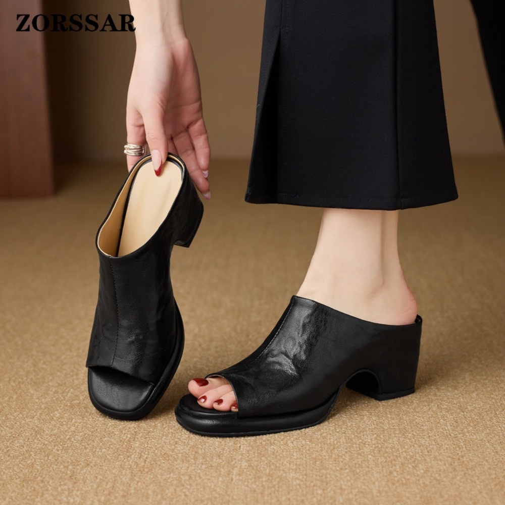 レディースヴィンテージプラットフォームチャンキーヒールミュー - Vintage Fashion Ladies のレビューと価格