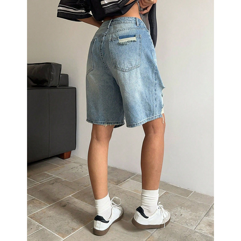 2026年夏の女性トレンド、ダメージ加工ショートジーンズ、ガ - Vintage Fashion Trends 2026 のレビューと価格