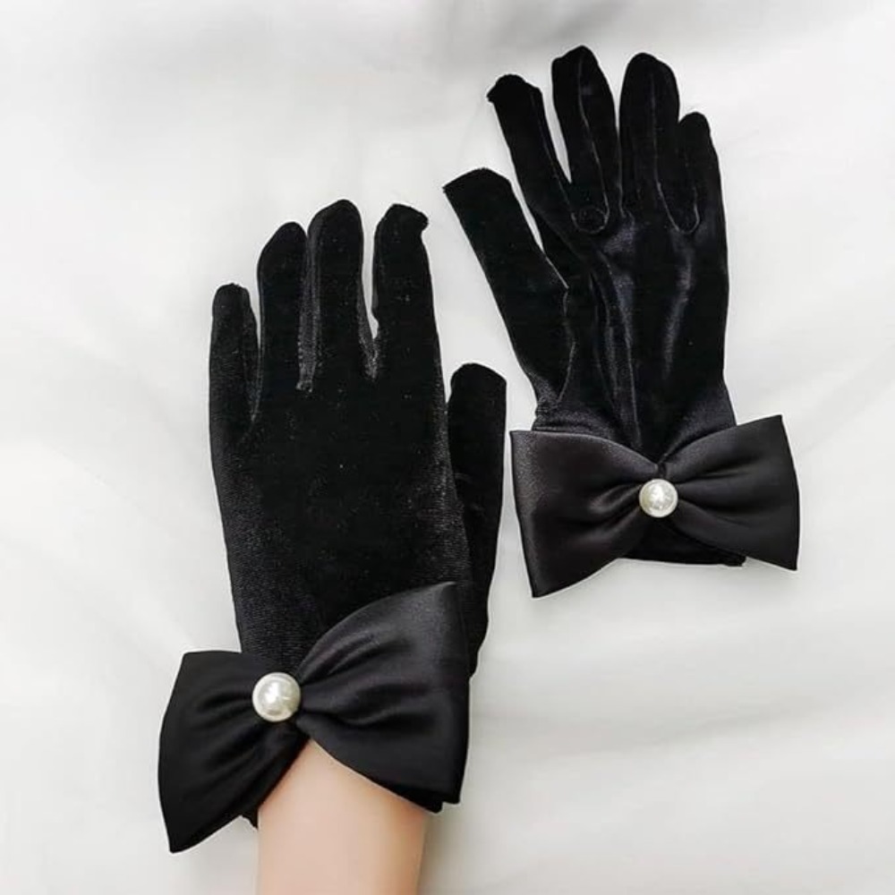 ヴィンテージウェディングブライダルグローブヘップバーンベルベ - Vintage Fashion Photographers のレビューと価格