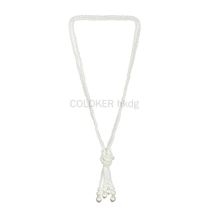 1920年代風パールネックレス フェイクパール ギャツビーア - Vintage Fashion Jewelry のレビューと価格